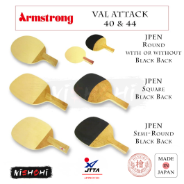 ARMSTRONG [VAL ATTACK 40&44] Table Tennis Blade | Nishohi Japan