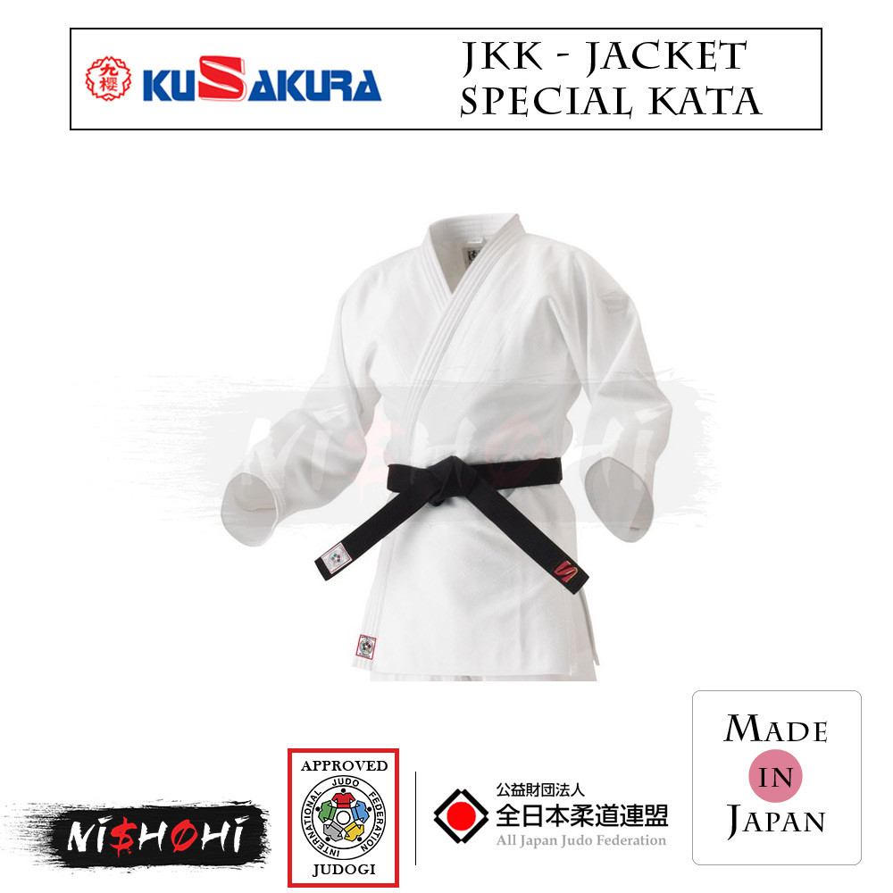九櫻 (KUSAKURA) [JKK] 上衣 - IJF 白 形用柔道衣 | NISHOHI JAPAN