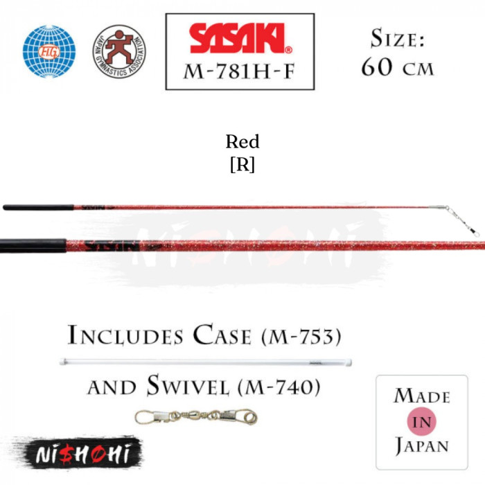 SASAKI Rhythmic Gymnastics | Hologram Stick M-781H-F
