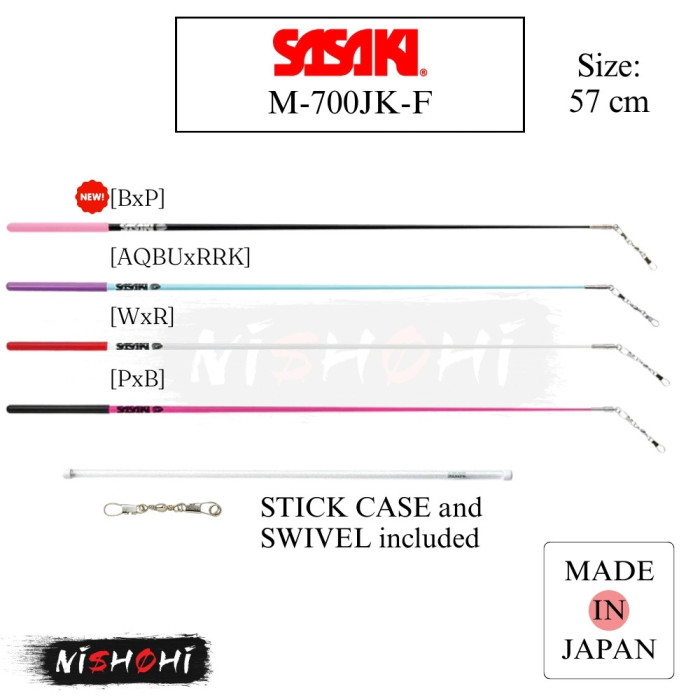 SASAKI Rhythmic Gymnastics | Short Glass Stick M-700JK-F