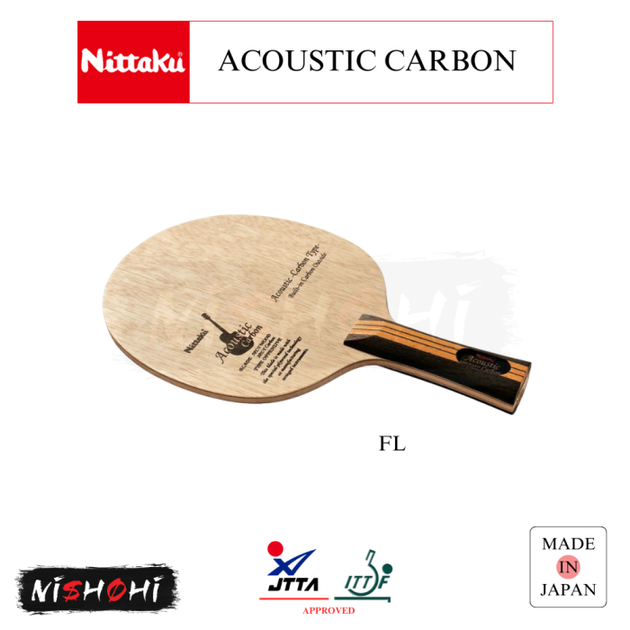 ニッタク (NITTAKU) [アコースティックカーボン] 卓球ラケット