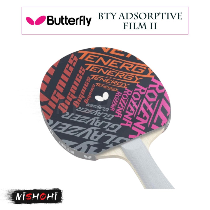 バタフライ (BUTTERFLY) - [BTY吸着保護フィルム2] 卓球 | NISHOHI JAPAN