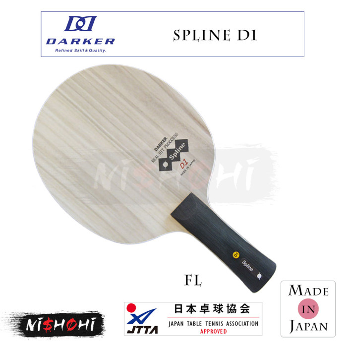 DARKER [SPLINE D1] Table Tennis Blade DS-211 | Nishohi Japan