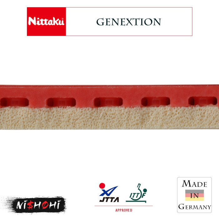 ニッタク (NITTAKU) [ジェネクション] 卓球ラバー | NISHOHI JAPAN