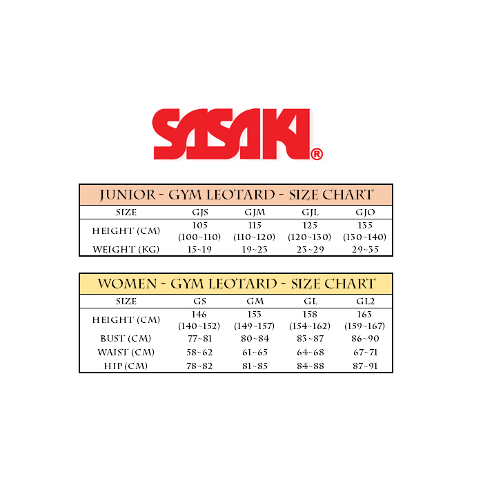 ササキ (SASAKI) 新体操 | GYMレオタード - #7274G | NISHOHI JAPAN