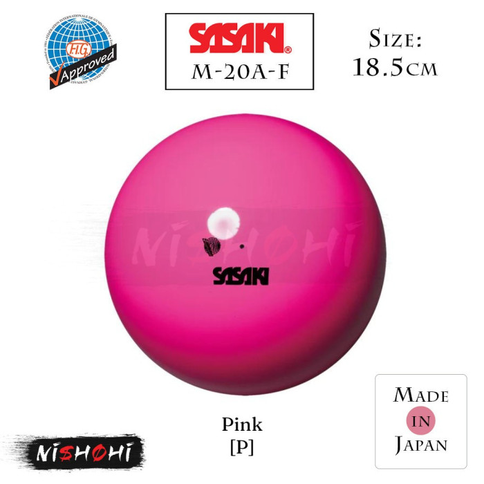 ササキ SASAKI ジムスターボール M-20A ローズピンク ササキ (SASAKI) 新体操 | ジムスターボール - M-20A-F