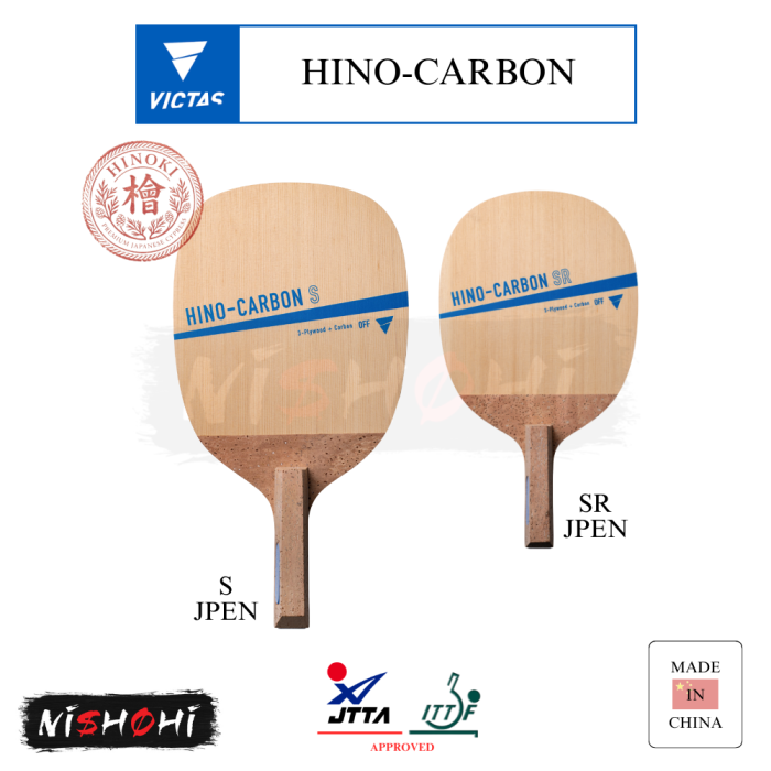 VICTAS [HINO-CARBON] Table Tennis Blade - Japan Pen | Nishohi Japan