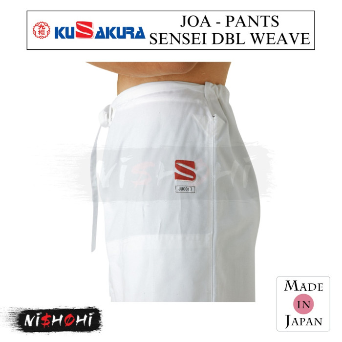 KUSAKURA [JOA - Pants] Sensei Double Weave Judo Gi | Nishohi