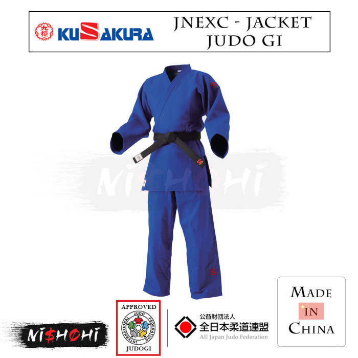 九櫻 (KUSAKURA) [JNEX] 上衣 - IJF ブルー柔道衣 | NISHOHI JAPAN
