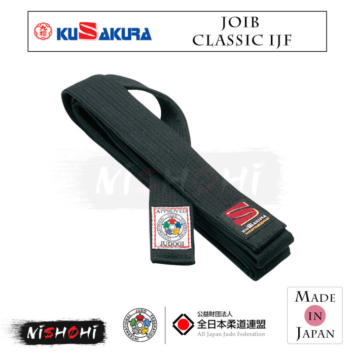 KUSAKURA [JOIB] Classic IJF Black Belt | Nishohi Japan