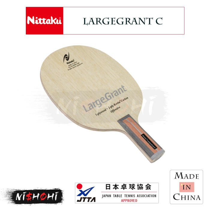 NITTAKU [LARGEGLANT C] Table Tennis Blade | Nishohi Japan