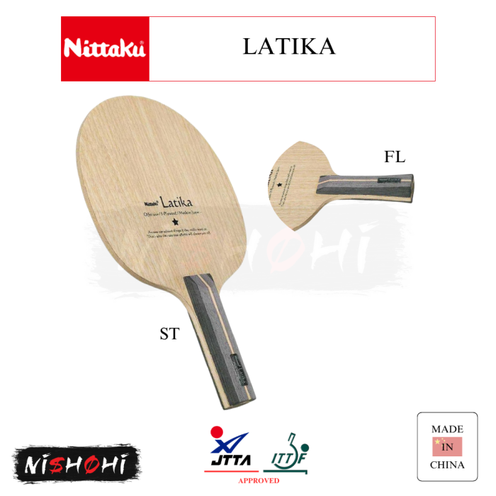 Nittaku - [新品]Nittaku ラティカカーボン(ST) ニッタク (NITTAKU) [ラティカ] 卓球ラケット | NISHOHI JAPAN