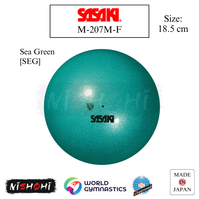 SASAKI Rhythmic Gymnastics | Metallic Ball M-207M-F | Nishohi Japan
