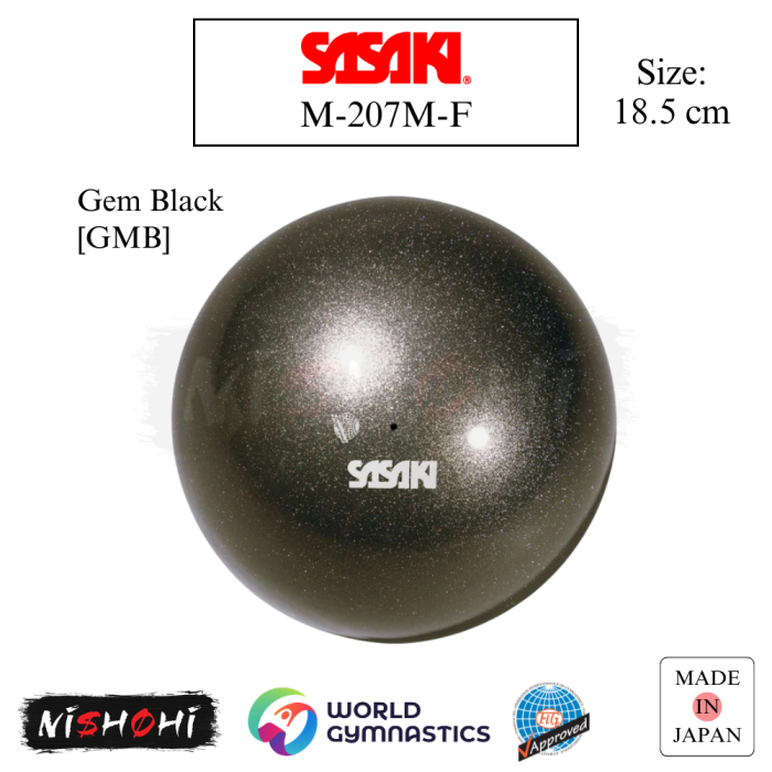 SASAKI Rhythmic Gymnastics | Metallic Ball M-207M-F | Nishohi Japan