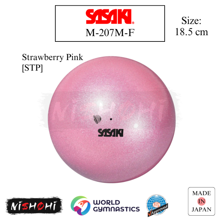 SASAKI Rhythmic Gymnastics | Metallic Ball M-207M-F | Nishohi Japan