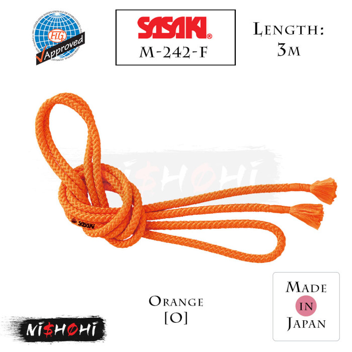 SASAKI Rhythmic Gymnastics | Polyester Rope (3m) M-242-F