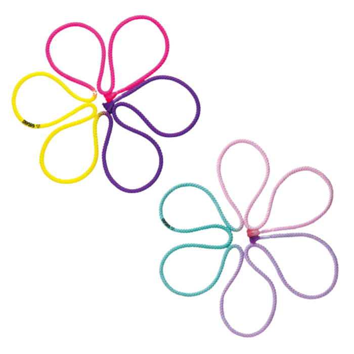 SASAKI Rhythmic Gymnastics | 3-Color Rope (3m) M-280G-F | Nishohi