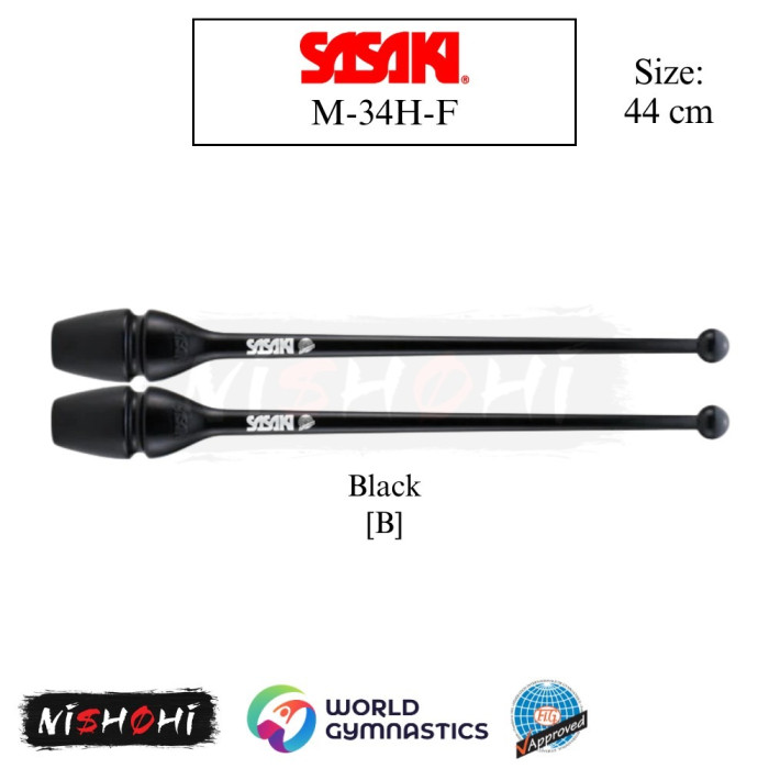 ササキ (SASAKI) 新体操 | ラバークラブ（44 cm - FIG） M-34H-F