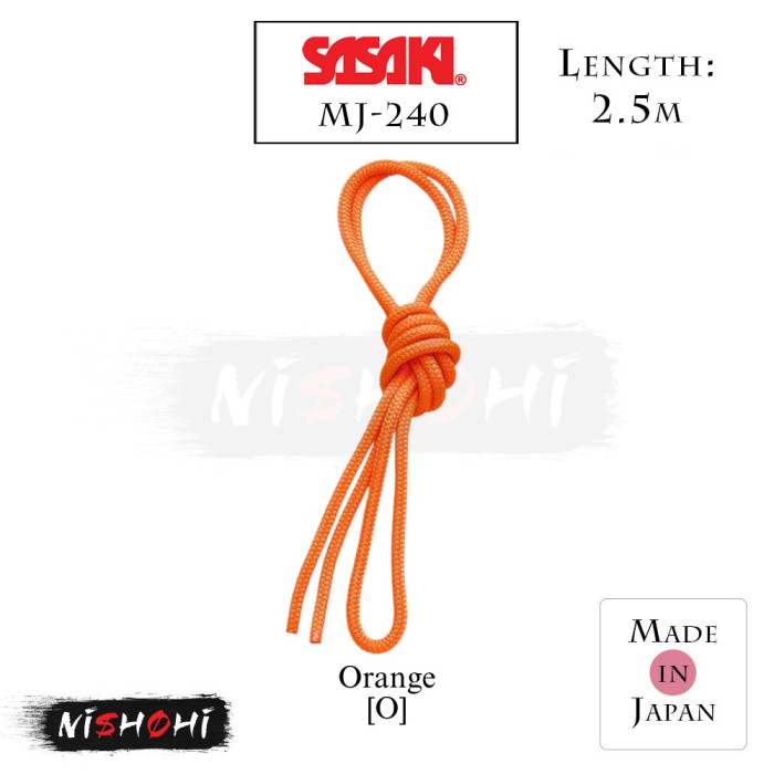 SASAKI Rhythmic Gym | Junior Color Polyester Rope (2.5m) MJ