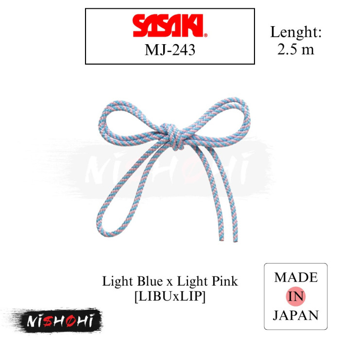 SASAKI Rhythmic Gym | Junior Spiral Rope (2.5m) MJ-243