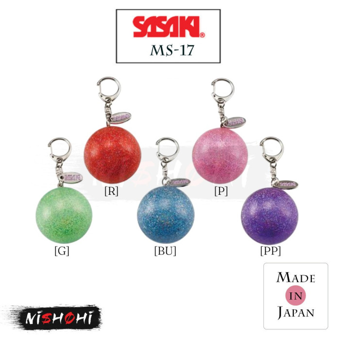 SASAKI Rhythmic Gymnastics | Mini Ball Key Chain MS-17 | Nishohi Japan