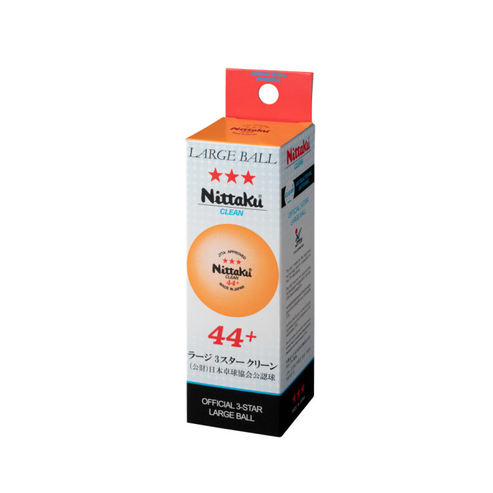 6 Balls , NITTAKU NEXCEL  Made In Japan  , New Material  Non Celluloid Orange 3 Stars Table Tennis Ball Free Racket Protection Edge Tape
