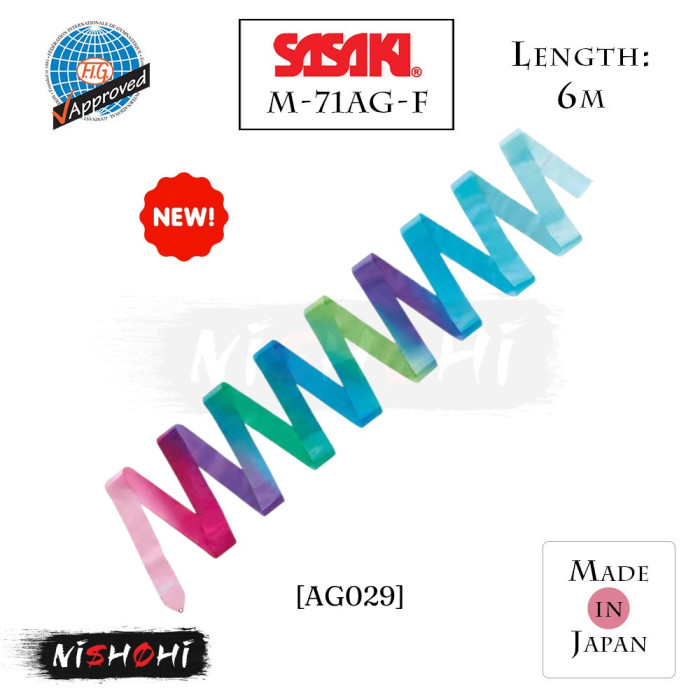 ササキ (SASAKI) 新体操 | アートグラデーションリボン (6m) M