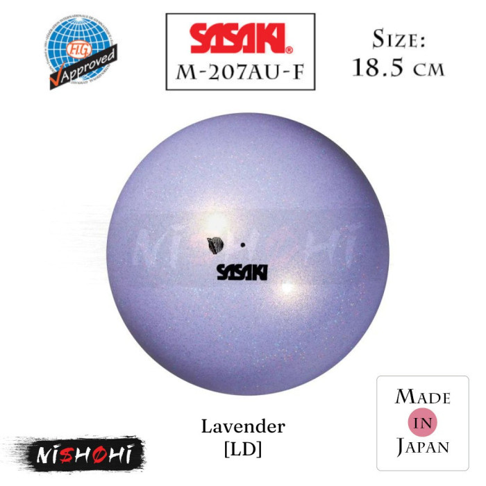 SASAKI 新体操オーロラボール　認定品 ササキ (SASAKI) 新体操 | オーロラボール M-207AU-F | NISHOHI
