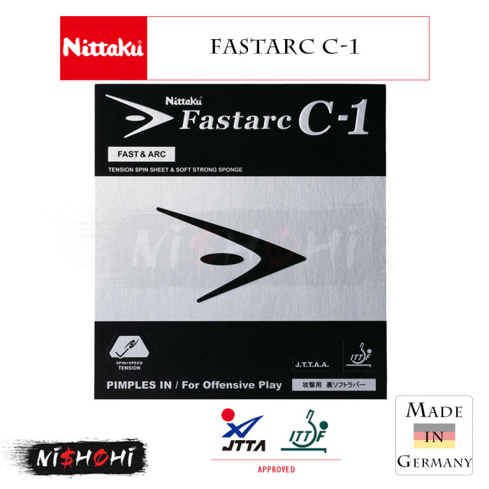 Nittaku - 【新品】Nittaku Fastarc G-1 Amazon.com : Nittaku Table Tennis Rubber Fastarc G-1 (Red