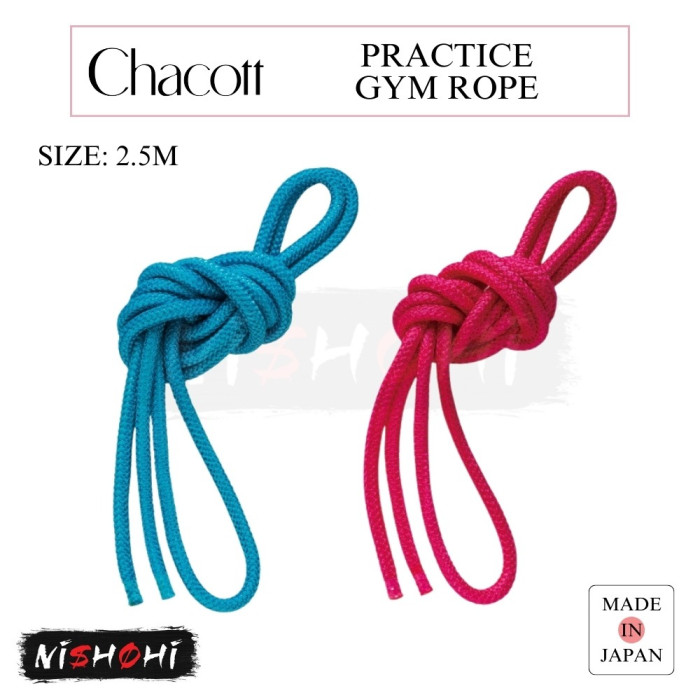 CHACOTT Rhythmic Gymnastics | Practice Gym Rope [2.5m - Nylon] | Nishohi