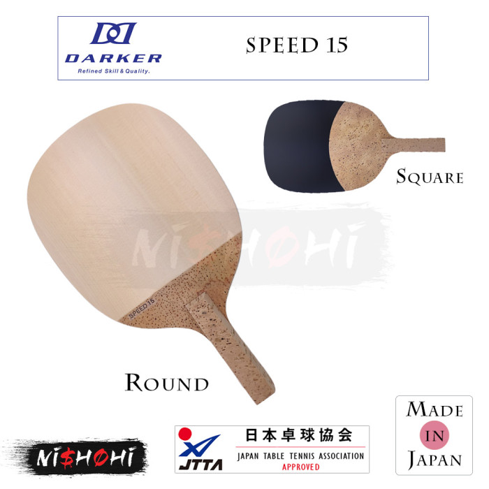 ⭐️！ダーカースピード15ペンホルダー！ DARKER [SPEED 15] Table Tennis Blade | Nishohi Japan
