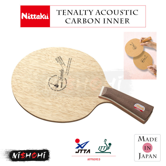 NITTAKU [TENALY ACOUSTIC CARBON INNER] Table Tennis Blade