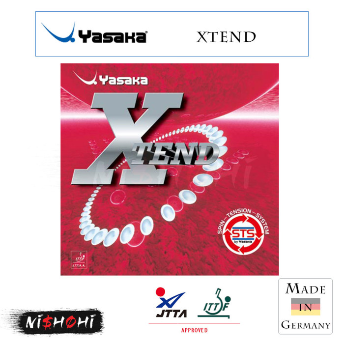 YASAKA [XTEND] Table Tennis Rubber Nishohi Japan