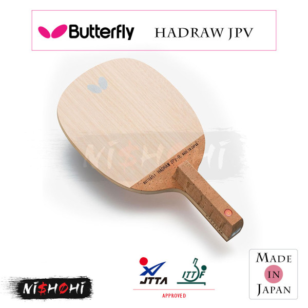 BUTTERFLY - 卓球ラケット HADRAW VK ラバー付き バタフライ Butterfly 卓球 シェークラケット ハッドロウ VK