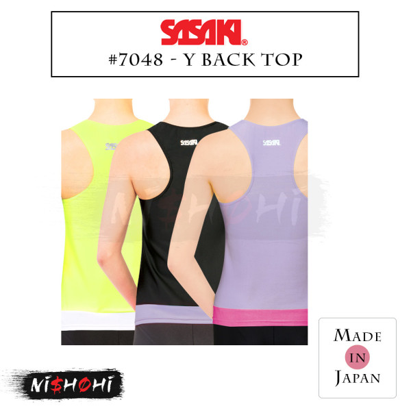 SASAKI Rhythmic Gymnastics | X-Back Top #7054 | Nishohi Japan
