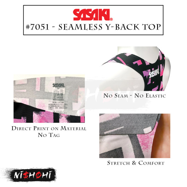 SASAKI Rhythmic Gymnastics | Premium Y Back Top #7059