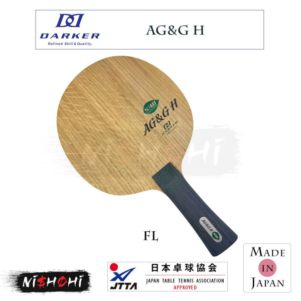 卓球ラケット ダーカー Speed70/角型/10mm/特厚 卓球 ダーカー スピード70 10mm厚 93g 檜単板 - メルカリ