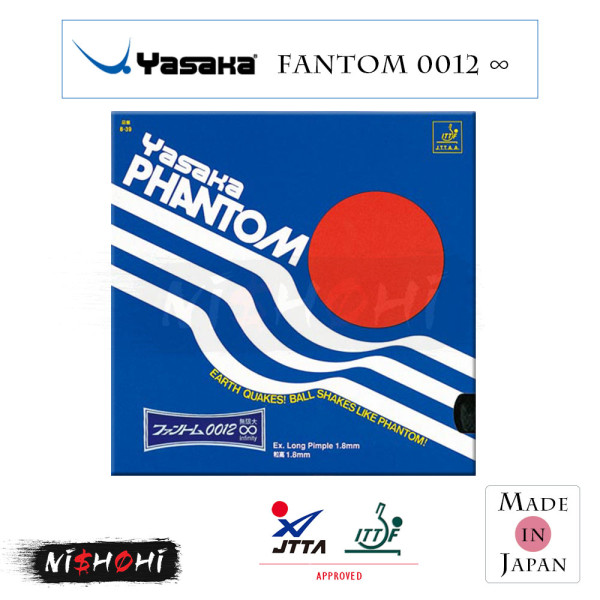 YASAKA [PHANTOM 009] Table Tennis Rubber | Nishohi Japan