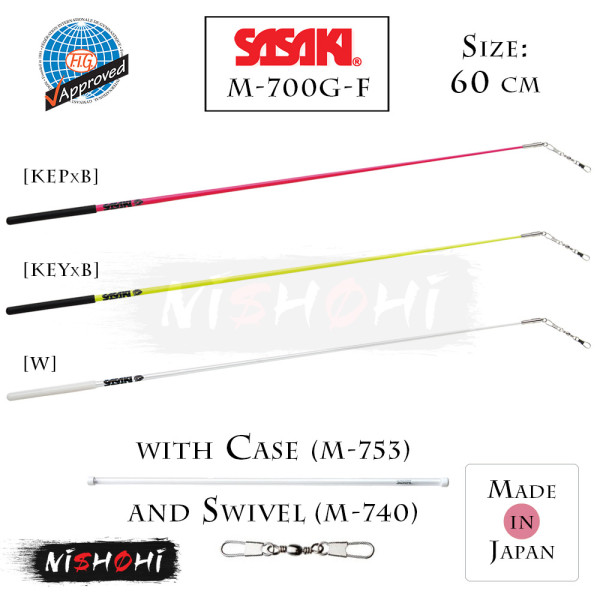 Mikey Mart　2脚 SASAKI Rhythmic Gymnastics | Junior Glass Stick MJ-82