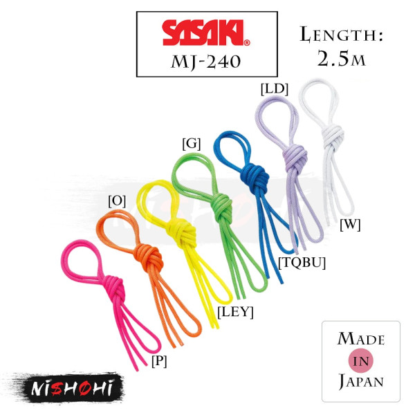 SASAKI Rhythmic Gymnastics | Polyester Rope (3m) M-242-F