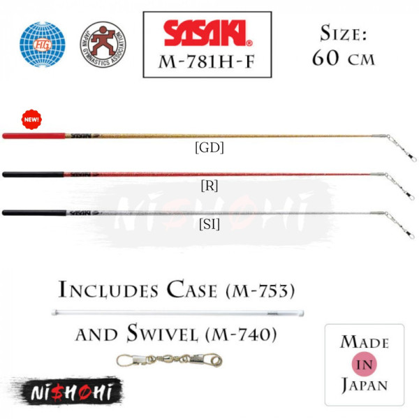 SASAKI Rhythmic Gymnastics | Junior Glass Stick MJ-82