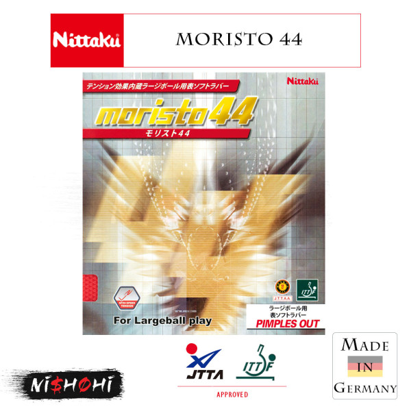 NITTAKU [MORISTO SP AX] Table Tennis Rubber | Nishohi Japan