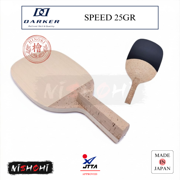 DARKER [SPEED 25PI] Table Tennis Blade | Nishohi Japan