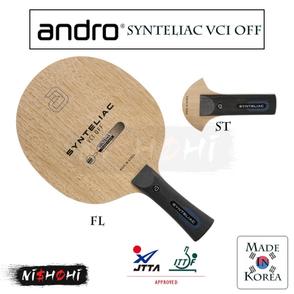 ANDRO [TREIBER CO OFF/S] Table Tennis Blade | Nishohi Japan