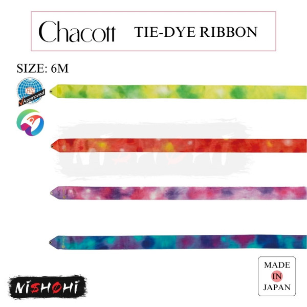 CHACOTT Rhythmic Gymnastics | Tie Dye Ribbon [5m - FIG] | Nishohi