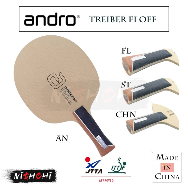 卓球ラケット　andro　TREIBER CI OFF　FL アンドロ (ANDRO) [TREIBER CI OFF] 卓球ラケット | NISHOHI JAPAN