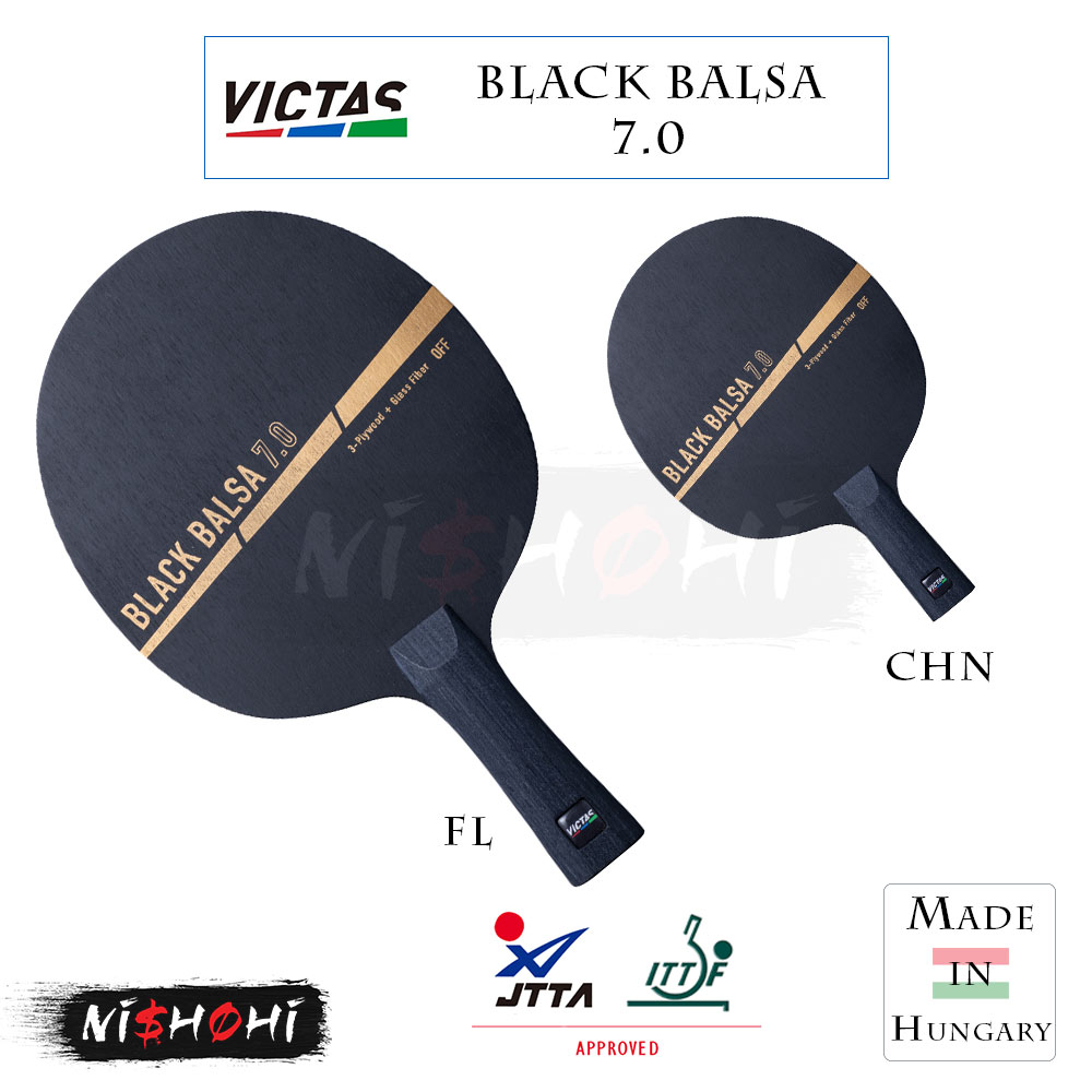 VICTAS PLAY - BLACK BALSA 7.0 - Table Tennis Blade